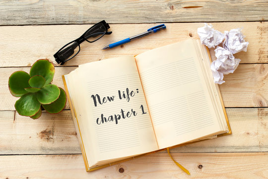New life: chapter 1 on open notebook