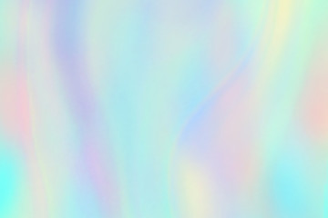 Rainbow texture. Hologram foil iridescent background. Pastel fantasy unicorn vector pattern. Illustration of iridescent pattern rainbow, hologram texture
