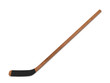 Wooden hockey stick 3d rendering