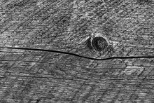 Background Old Wooden Board Black White With Crack