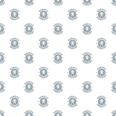 Poster - Robot machine pattern vector seamless repeat for any web design