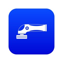 Poster - Grinder machine icon digital blue for any design isolated on white vector illustration