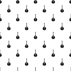Poster - Guitar pattern vector seamless repeating for any web design