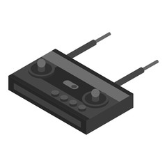 Poster - Drone remote control icon. Isometric of drone remote control vector icon for web design isolated on white background