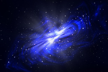 Wall Mural - space bright fantasy abstract background