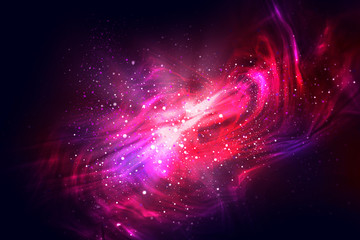 Wall Mural - space bright fantasy abstract background