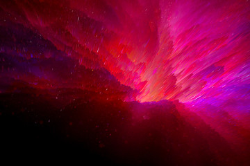 Wall Mural - space bright fantasy abstract background