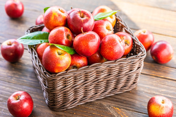 Sticker - Red apple in basket