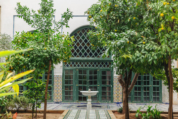 Bahia Palace in Marrakech, Morocco 