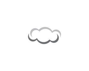 Sticker - Cloud Logo vector