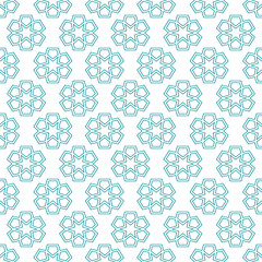 Wall Mural - Vector abstract geometric islamic background. Elegant background for cards, invitations