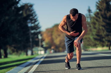 Sticker - The runner feeling bad while running