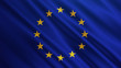 © Ser - European Union flag is waving 3D rendering. Symbol of Europe on fabric cloth.