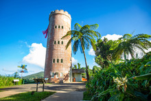 Yokahu Tower In El Yunque Puerto Rico Scenic View
