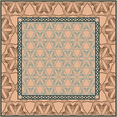 Wall Mural - Geometric pattern. texture color background. Element for design. Vector illustration