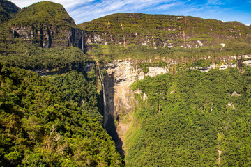 Cammino alla cascata di Gocta, 771 m, Chachapoyas, Perù