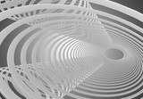 Fototapeta Perspektywa 3d - 3d abstract futuristic background. 3d illustration