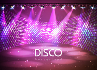 Wall Mural - disco abstract background