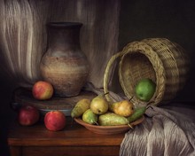 Still Life With Apples And Pears