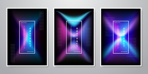 Poster - Abstract Trendy Gradient Shapes Background For Mobile Screen, Advertising, Backdrop, Brochure, Cover, Flyer, Invitation, Music Poster, Poster, Wallpaper, And Others
