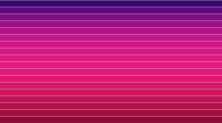 Poster - Striped background with color gradient from ruby red to indigo violet colour. Simple vector graphic pattern