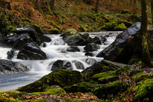 Waterfall On The Stropnice River, Nove Hrady, Czech Republic