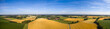 Getreidefelder von oben
