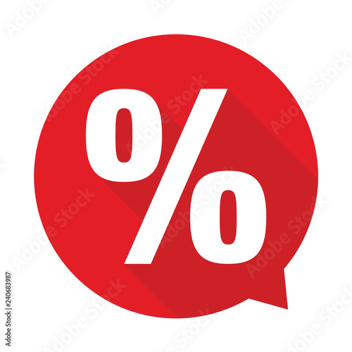 Percent sign label sale Poster Mural XXL