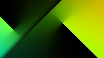 Wall Mural - Abstract Light and Shade Texture in Green Tones. Aspect Ratio 16:9. EPS 10 Vector Background.