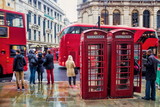 Fototapeta Londyn - London im Regen