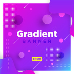 Fototapete - Abstract Minimal geometric vector multicolored background with shadow, dots and lines. Dynamic shapes composition. Eps10 vector
