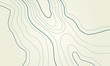 © Theus - The stylized height of the topographic contour in lines and contours. The concept of a conditional geography scheme and the terrain path. Vector illustration.