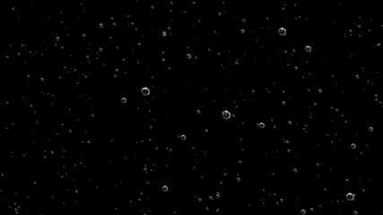 Poster - Bubbles rise at different speeds.