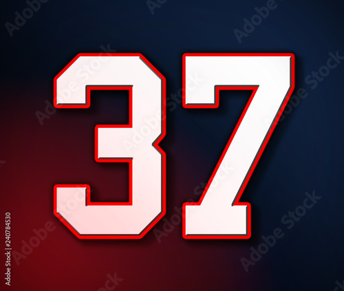37 jersey number