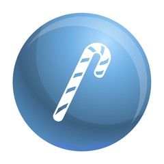 Poster - Xmas candy stick icon. Simple illustration of xmas candy stick vector icon for web design isolated on white background