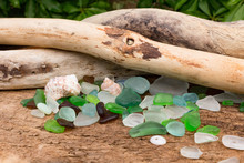 Seaglass And Driftwood