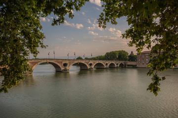 Sticker - Cityscapes of the French city of Toulouse