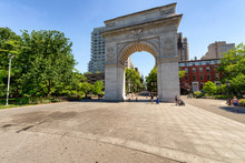 Washington Square Arch In Manhattan, NYC