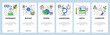 Web site onboarding screens. Science experiment in lab. Chemisty, biology. Menu vector banner template for website and mobile app development. Modern design linear art flat illustration.