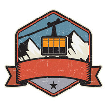 Mountain Logo, Stamp Or Symbol Design