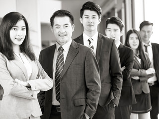 Wall Mural - portrait of team of asian business people