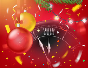 Poster - Happy new year greeting card.