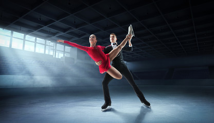 Figure skating couple