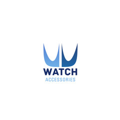 Poster - Watch accessories vector sign