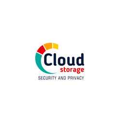 Poster - Cloud storage vector badge