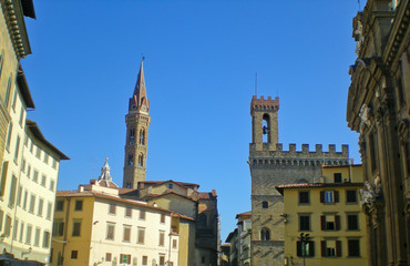 San Firenze square in Florence, Italy.