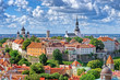 canvas print picture - Blick auf Domberg mit Alexander-Newski-Kathedrale, Tallinn, Estland