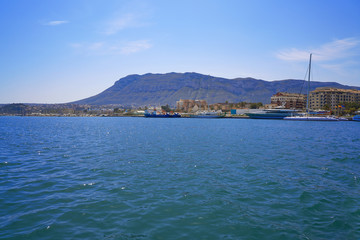 Poster - Boats in marina port of Denia in Spain