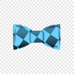 Poster - Blue bowtie icon. Cartoon of blue bowtie vector icon for web design for web design