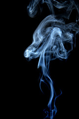 abstract smoke on black background